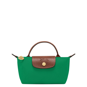 Longchamp Le Pliage Original Green Pouch with Handle